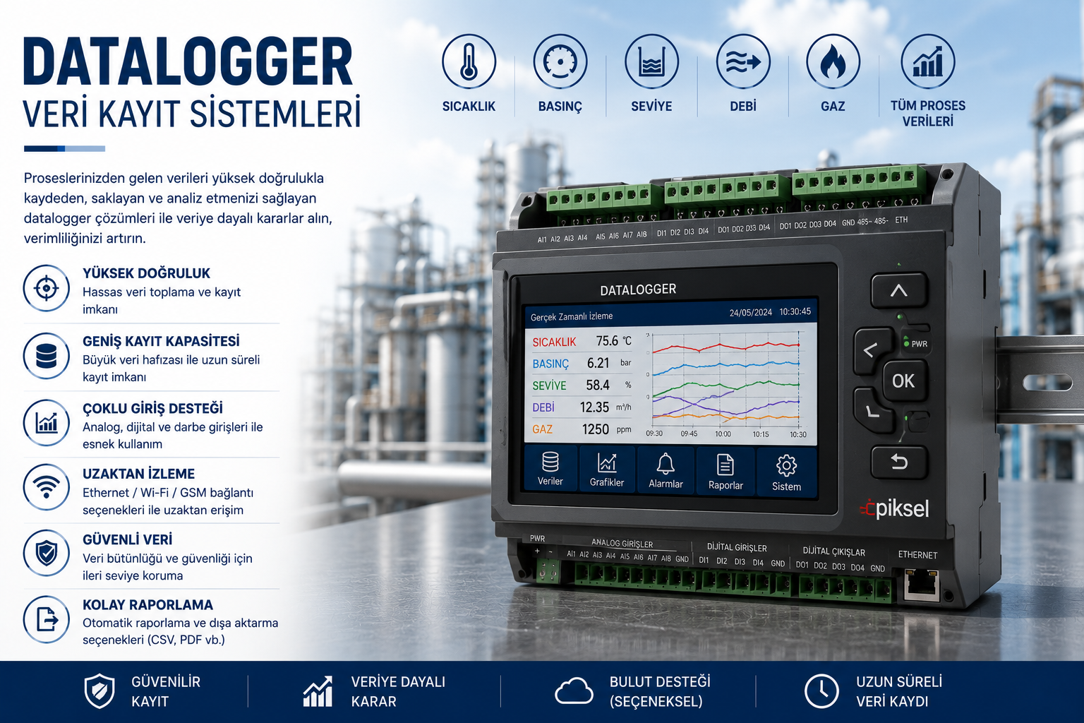 Datalogger ve Veri Kayıt Sistemleri